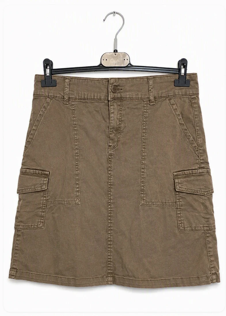 Jupe cargo kaki Bonobo taille 38 – style tendance avec poches